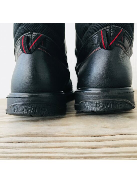 Red Wing Safety Toe Waterproof Work Boots Mens Sz 10 Black Leather 2400 EH main image 2